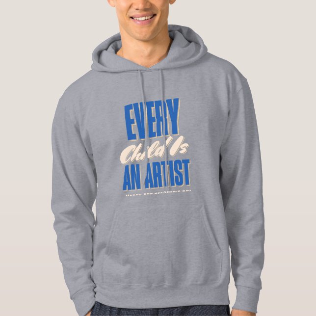 Lehrerin Hoodie. Art Teacher Hoodie. Hoodie (Vorderseite)