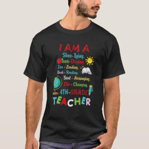 Lehrerin ich bin ein Buch lesen 4. Klasse Lehrer P T-Shirt