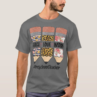 Lehrerin im Vorschulalter zurück an die Schule Leh T-Shirt