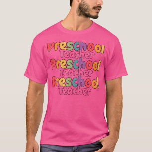 Lehrerin im Vorschulalter zurück in die Schule Rai T-Shirt