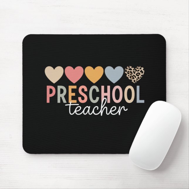 Lehrerin in der Vorschule zurück zur Schule Mousepad (Mit Mouse)