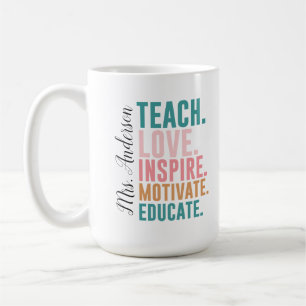 Lehrerin Inspirationsgeschenk Tasse