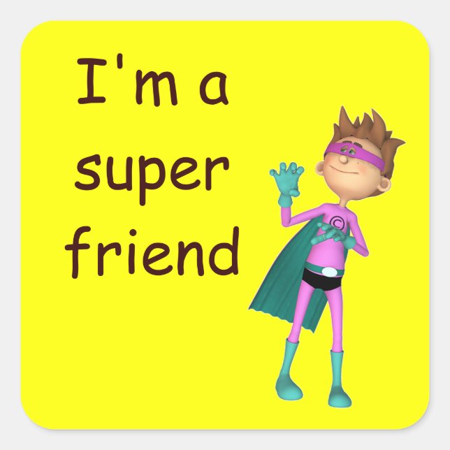 Lehrerin inspirierende Werbetafel Quadratischer Aufkleber (Vorderseite)