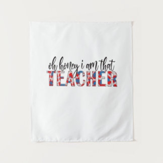 Lehrerin ist, dass ich Lehrerin bin Wandteppich