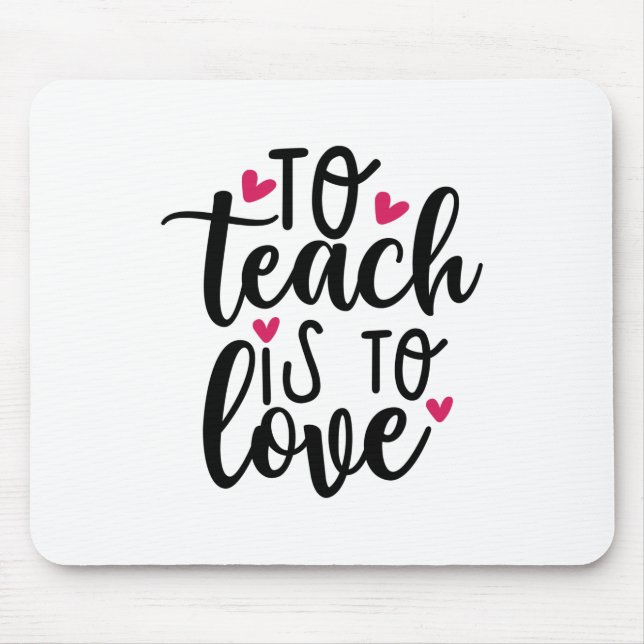 Lehrerin ist Liebe Mousepad (Vorne)