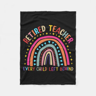 Lehrerin jedes Kindes, das hinter dem letzten Schu Fleecedecke
