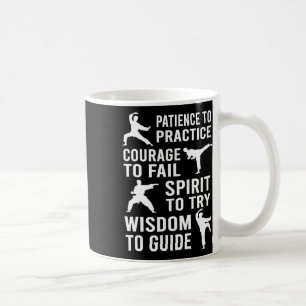Lehrerin Karate Student Praktik Karate Tra Kaffeetasse