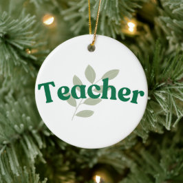 Lehrerin Keramik Ornament