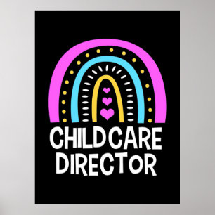 Lehrerin Kinderbetreuung Direktor Poster
