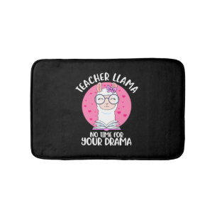 Lehrerin Llama Badematte