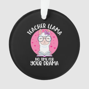Lehrerin Llama Ornament