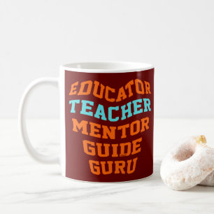 LEHRERIN MENTOR-LEITERIN GURU KAFFEETASSE