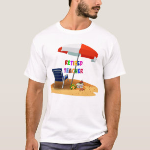Lehrerin, müde, Strand T-Shirt