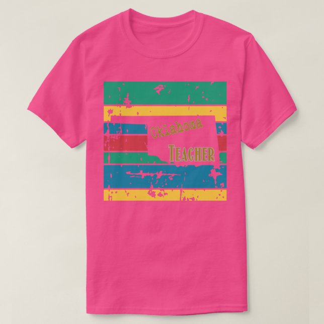 Lehrerin Oklahoma T-Shirt (Design vorne)
