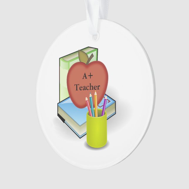 Lehrerin Ornament (Vorderseite)