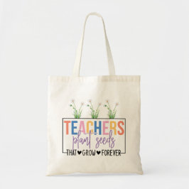 Lehrerin Pflanze Samen farbenfrohe Tasche