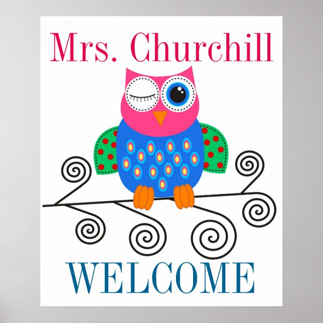 Lehrerin Poster (Vorne)