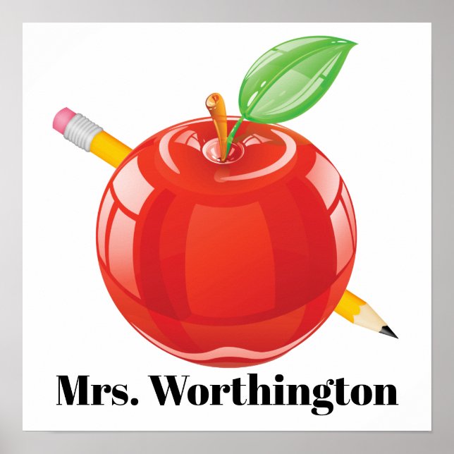 Lehrerin Poster (Vorne)