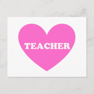 Lehrerin Postkarte