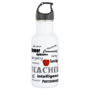 Lehrerin Pride+Red Apple Trinkflasche