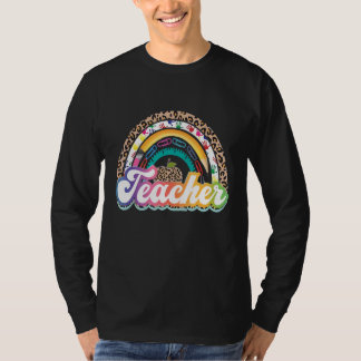 Lehrerin Rainbow Color Best T-Shirt