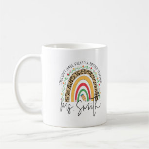 Lehrerin Regenbogen Danke für Ihr Geschenk Kaffeetasse