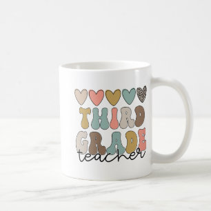 Lehrerin Retro erster Tag Lehrerin Wo Kaffeetasse