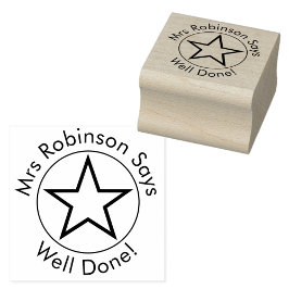 Lehrerin sagt gut gemacht gummistempel