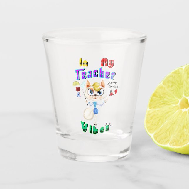 Lehrerin Schnapsglas (Vorderseite)