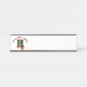 Lehrerin Schreibtischnamensplakette