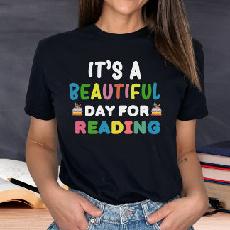 Lehrerin Student Schöner Tag des Lesens T-Shirt