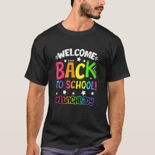 Lehrerin Studentin willkommen zurück zur Schulessi T-Shirt