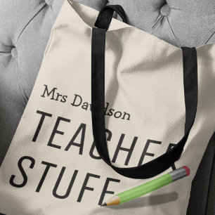 Lehrerin Stuff Bag Personalisiertes Geschenk Tragetasche