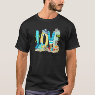 Lehrerin Summer Liebe Beach Lehrerin Leben Sommer  T-Shirt