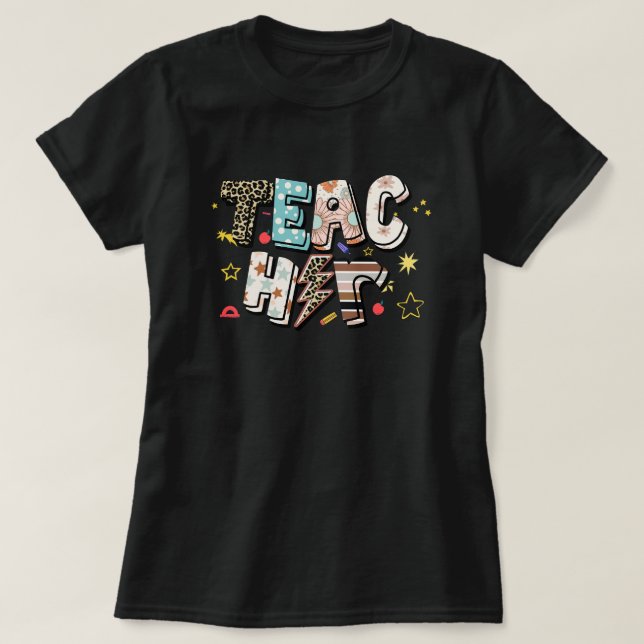 Lehrerin T-Shirt (Design vorne)