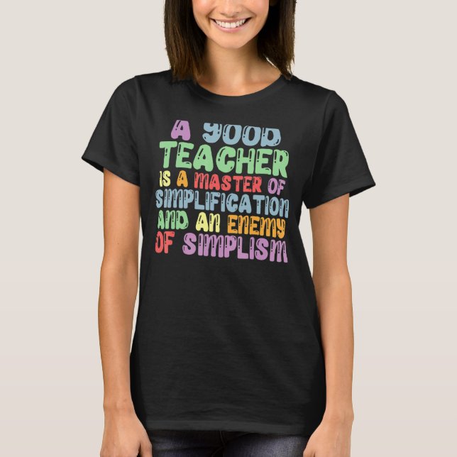 Lehrerin T-Shirt (Vorderseite)