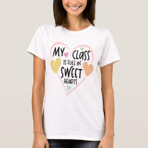 Lehrerin und Schüler Valentinstag Sweetheart T-Shirt