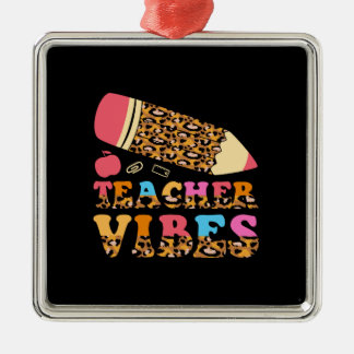 Lehrerin Vibes Ornament Aus Metall