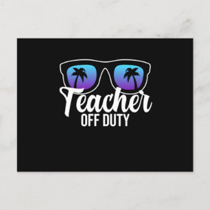 Lehrerin von der Pflicht, die Schule zu erlernen S Einladungspostkarte