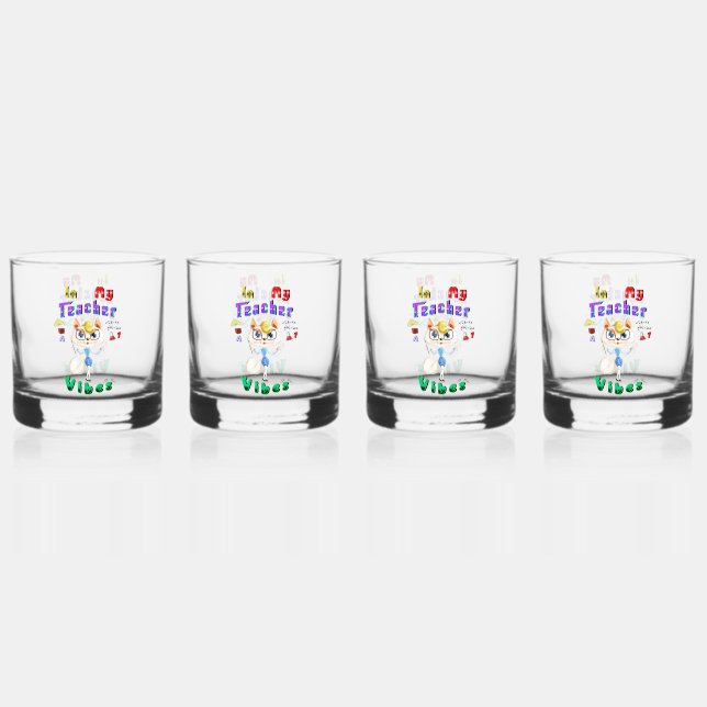 Lehrerin Whiskyglas (Vorderseite)