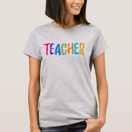 Lehrerin Word Art T - Shirt