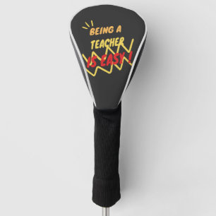 Lehrerin zu sein ist einfach golf headcover