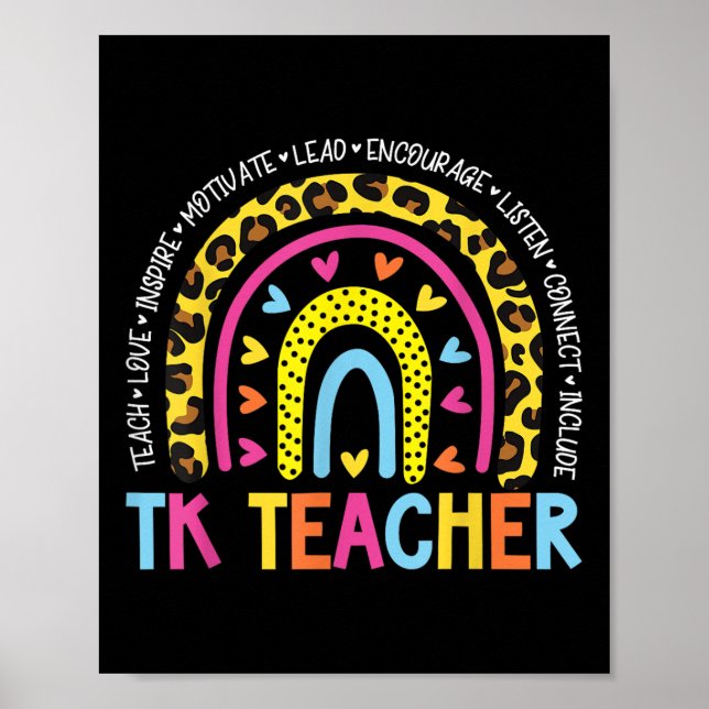 Lehrerin zurück zum Schulkind Poster (Vorne)
