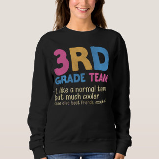 LehrerInnen 3. Klasse Team Noun Definition zurück Sweatshirt