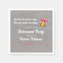 LehrerInnen Party für das klassische Schulalter Serviette