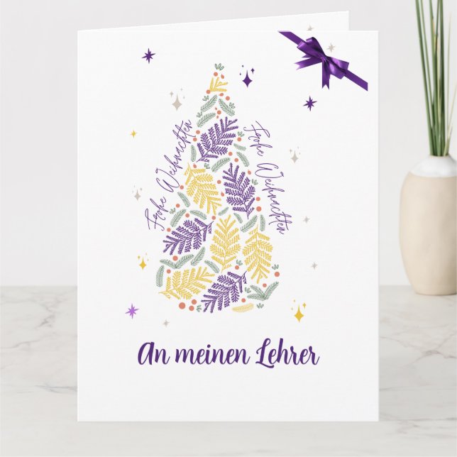 LEHRERINNEN UND LEHRERINNEN - DEUTSCHE KARTE (Vorderseite)