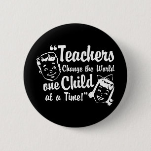 LehrerInnen verändern Welt weiß Button