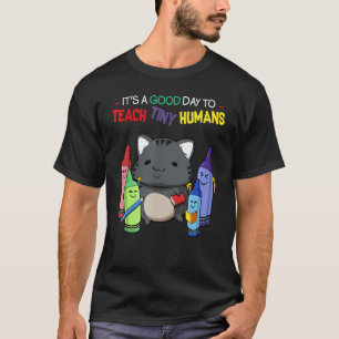 Lehrerkater Job Schule Kindergarten Kätzchen Mia T-Shirt