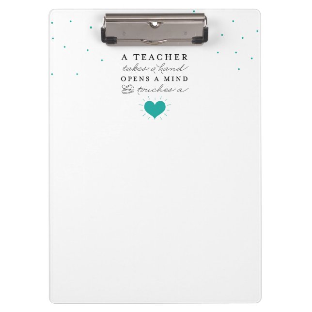 Lehrerklammer Klemmbrett (Vorderseite)