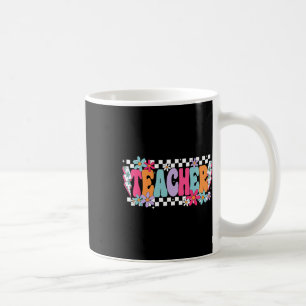 Lehrerleben Glücklicher erster Schultag Lustig Rüc Kaffeetasse